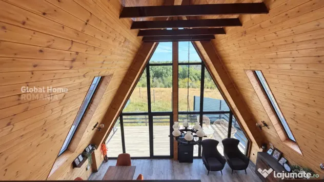 For Sale | Casa A-Frame | View padure | 10 km de Pitesti - Babana (Arges)