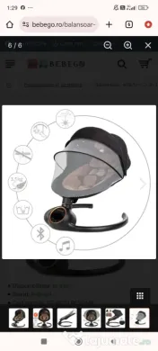 Vând căruț italienesc Cam 2 in 1, bej