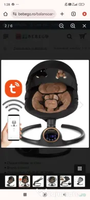 Vând căruț italienesc Cam 2 in 1, bej