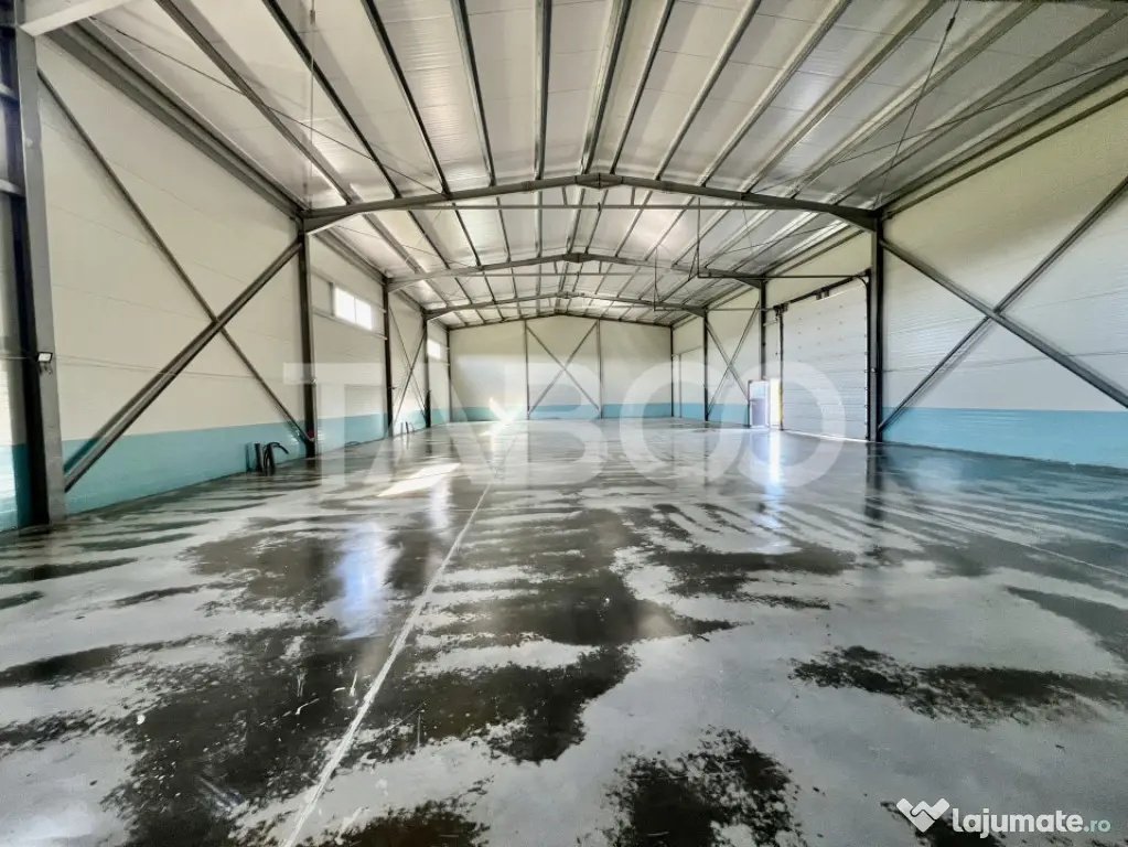 Hala industriala de inchiriat 528 mp utili zona Vest a Sibiu - Sibiu (Sibiu)