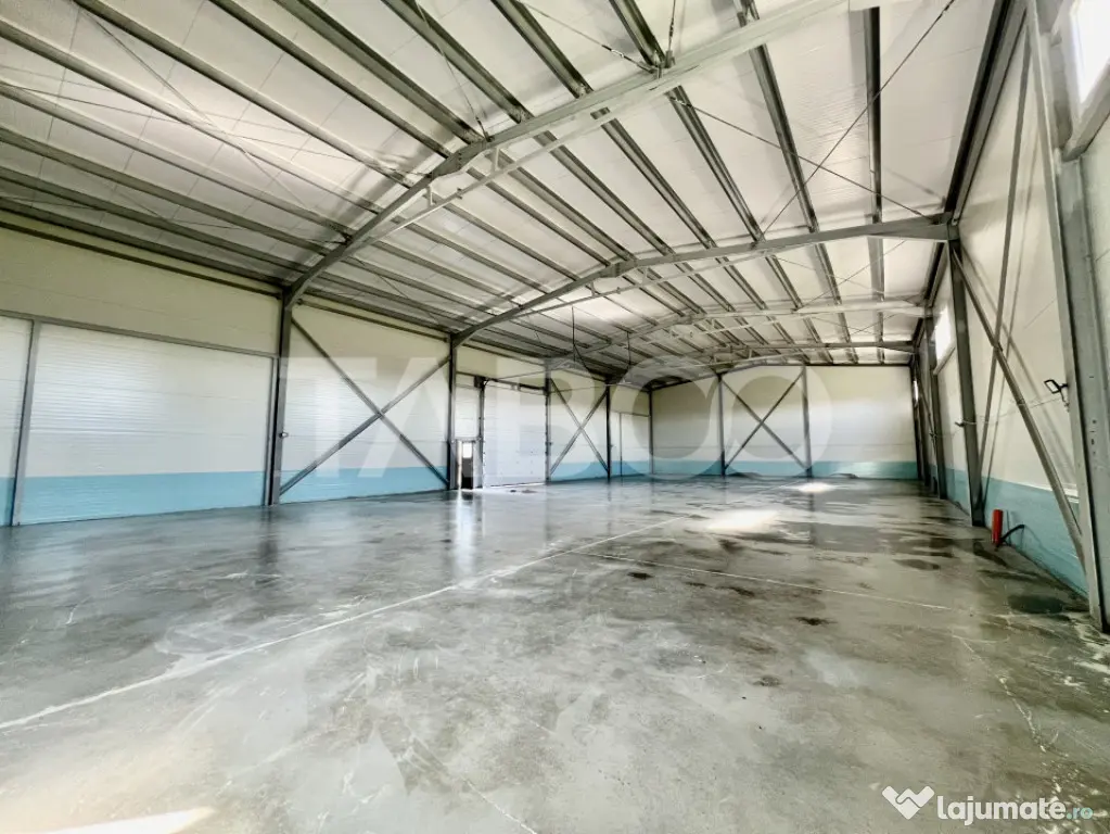 Hala industriala de inchiriat 528 mp utili zona Vest a Sibiu - Sibiu (Sibiu)