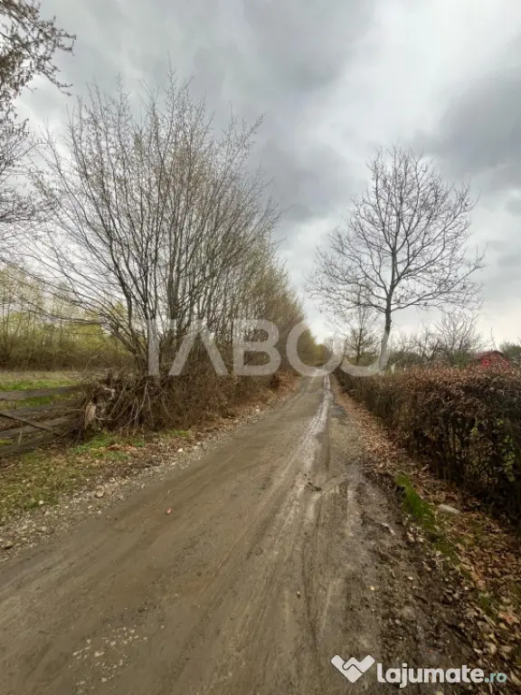 Teren intravilan pentru casa zona linistita 550 mp front 21 - Cisnadie (Sibiu)