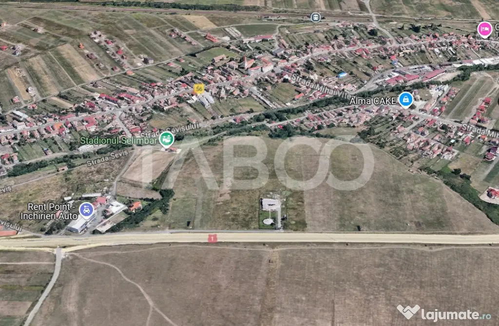 Teren de vanzare extravilan 1088 mp Selimbar zona Sopa Sibi - Sibiu (Sibiu)