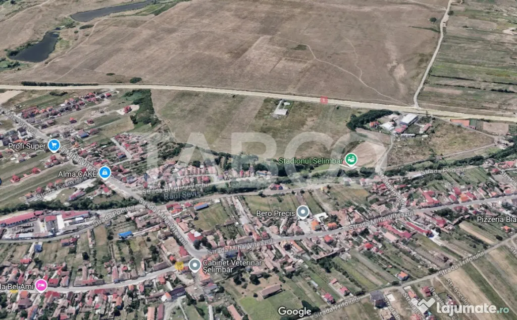 Teren de vanzare extravilan 1088 mp Selimbar zona Sopa Sibi - Sibiu (Sibiu)