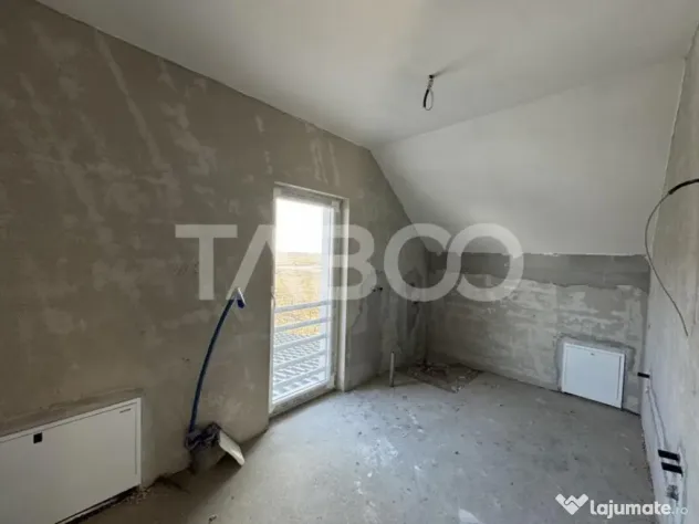 Casa individuala de vanzare cu teren generos- predare la alb - Sura Mica (Sibiu)