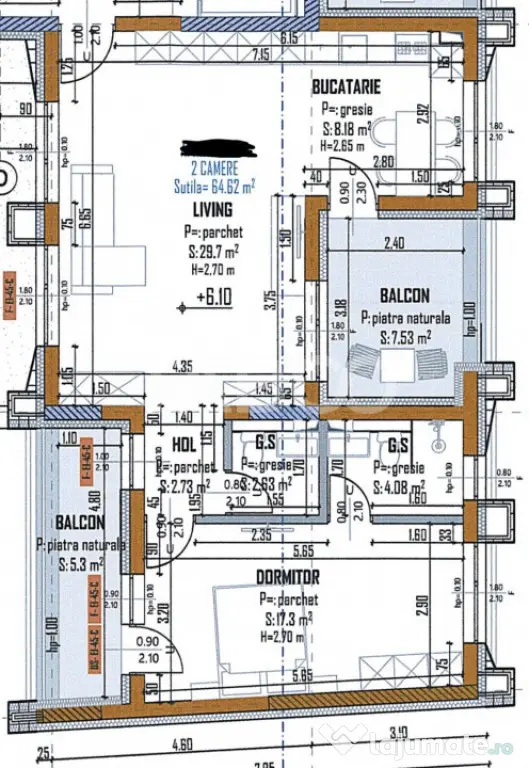 Apartament cu 2 camere constructie noua in cartierul Intre L - Cluj-Napoca (Cluj)
