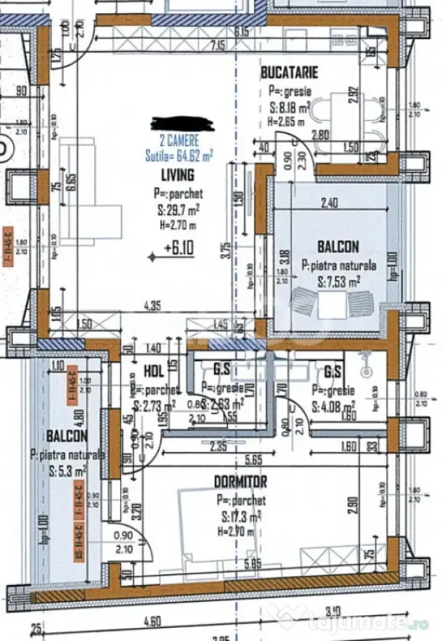 Apartament cu 2 camere constructie noua in cartierul Intre L - Cluj-Napoca (Cluj)