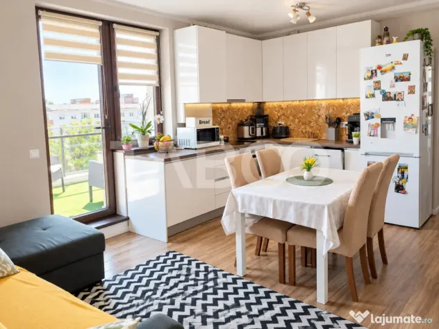 Apartament 3 camere in Marasti in bloc nou mobilat si utilat - Cluj-Napoca (Cluj)