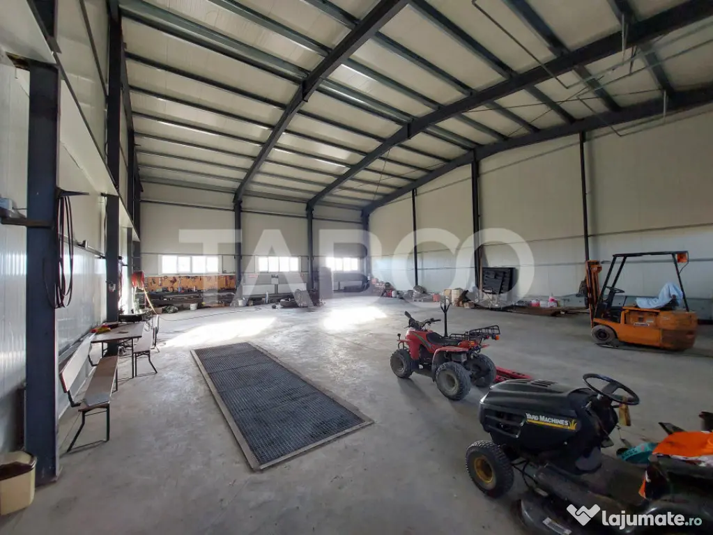 Hala industriala de vanzare cu teren de 12000 mp Bradu Sibiu - Sibiu (Sibiu)