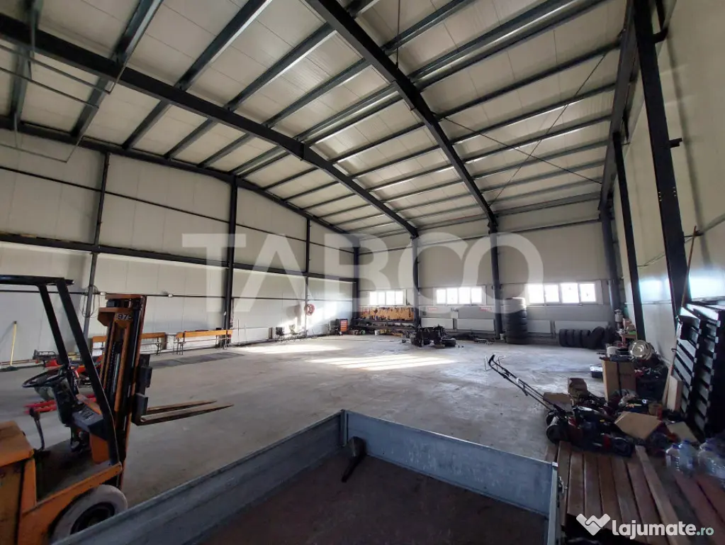 Hala industriala de vanzare cu teren de 12000 mp Bradu Sibiu - Sibiu (Sibiu)