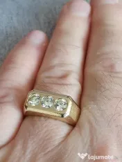 Putere eleganta ghiul unicat power TANK aur masiv si diamante naturale 1.5ct