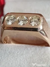 Putere eleganta ghiul unicat power TANK aur masiv si diamante naturale 1.5ct