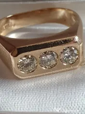 Putere eleganta ghiul unicat power TANK aur masiv si diamante naturale 1.5ct