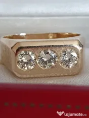 Putere eleganta ghiul unicat power TANK aur masiv si diamante naturale 1.5ct