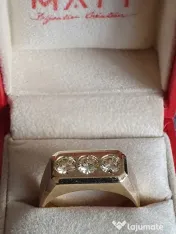 Putere eleganta ghiul unicat power TANK aur masiv si diamante naturale 1.5ct