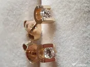 Pereche extravaganta de cercei cu diamante naturale