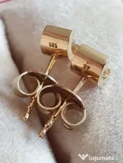 Pereche extravaganta de cercei cu diamante naturale 
