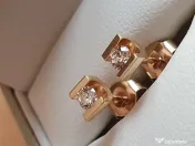 Pereche extravaganta de cercei cu diamante naturale