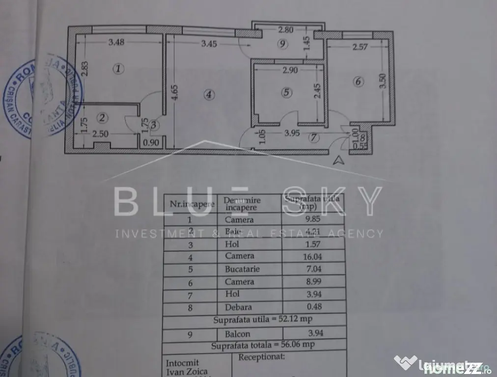 APARTAMENT 3 CAMERE , ETAJUL 2 – ZONA EDEN - Constanta (Constanta)