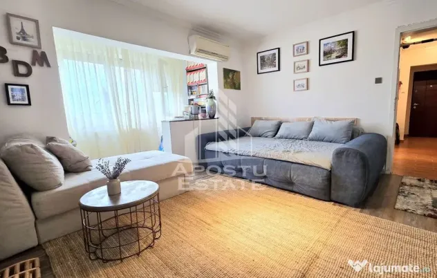 Apartament de vanzare cu 3 camere, mobilat si utilat, zona Bucovina - Timisoara (Timis)