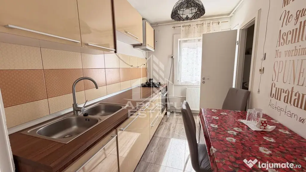 Apartament 3 camere, etaj intermediar, centrala proprie, Calea Sagului - Timisoara (Timis)
