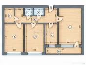 3 camere, la 2 minute de metrou Parc Drumul Taberei