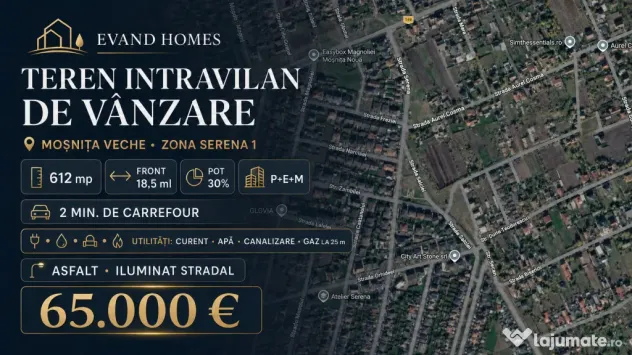 Parcela teren in Mosnita - pozitie centrala - oportunitate - Mosnita Veche (Timis)