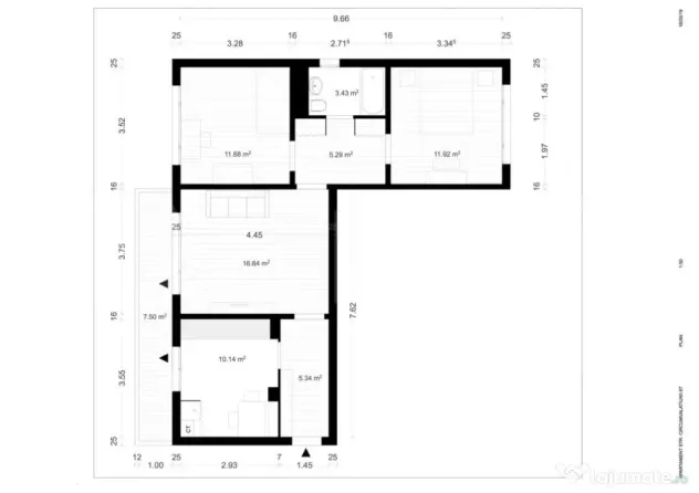 Apartament de 3 camere | Circumvalatiunii - Iulius Town | Re - Timisoara (Timis)