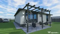 Casa individuala de vanzare, pe parter, 4 camere si 2 bai, Parta