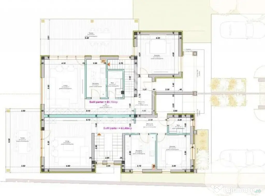 DUPLEX DE VANZARE cu suprafata foarte generoasa in Giarmata Mare - Giarmata (Timis)