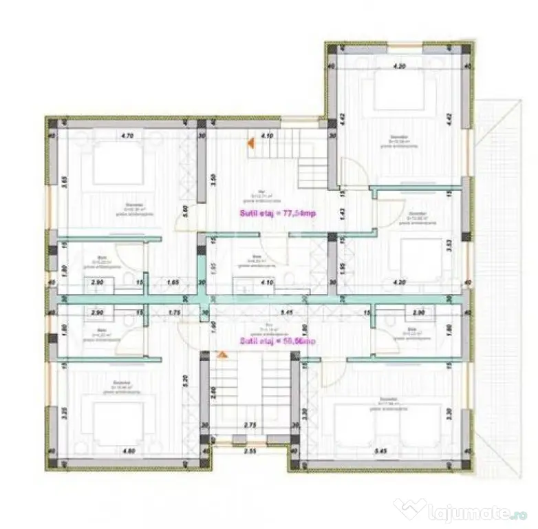DUPLEX DE VANZARE cu suprafata foarte generoasa in Giarmata Mare - Giarmata (Timis)