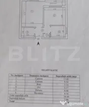 Apartament 2 camere, 34.44 mp, zona Moara de Foc 