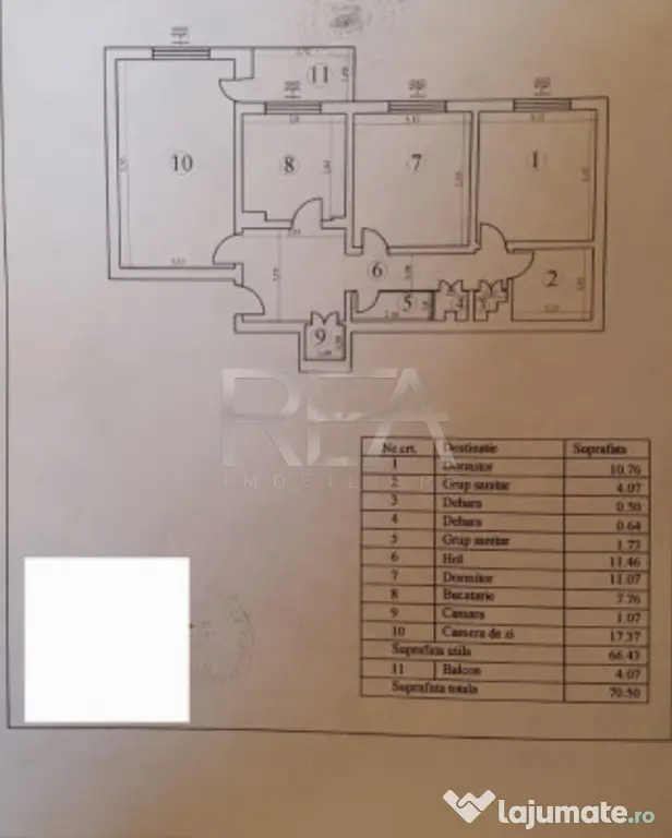 3 camere spatios 70 mp, Aparatorii Patriei, 5 min metrou, 2 - Bucuresti (Bucuresti-Ilfov)