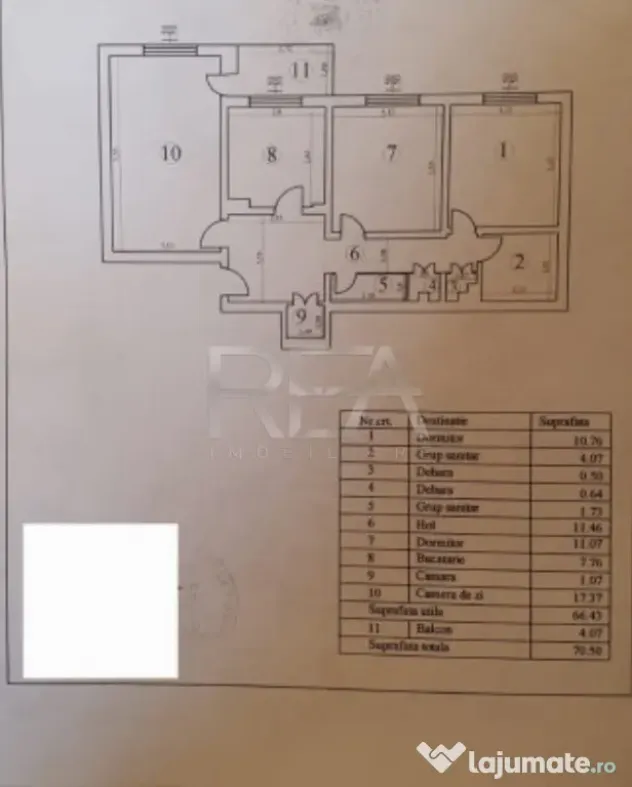 3 camere spatios 70 mp, Aparatorii Patriei, 5 min metrou, 2 - Bucuresti (Bucuresti-Ilfov)