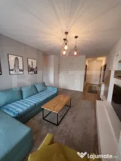 Apartament 3 camere, 2 băi, balcon 11 mp, mobilat, Bună Zi