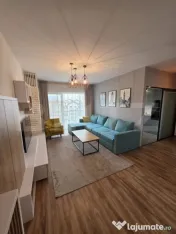 Apartament 3 camere, 2 băi, balcon 11 mp, mobilat, Bună Zi