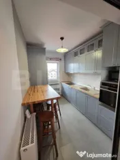 Apartament 3 camere, 2 băi, balcon 11 mp, mobilat, Bună Zi