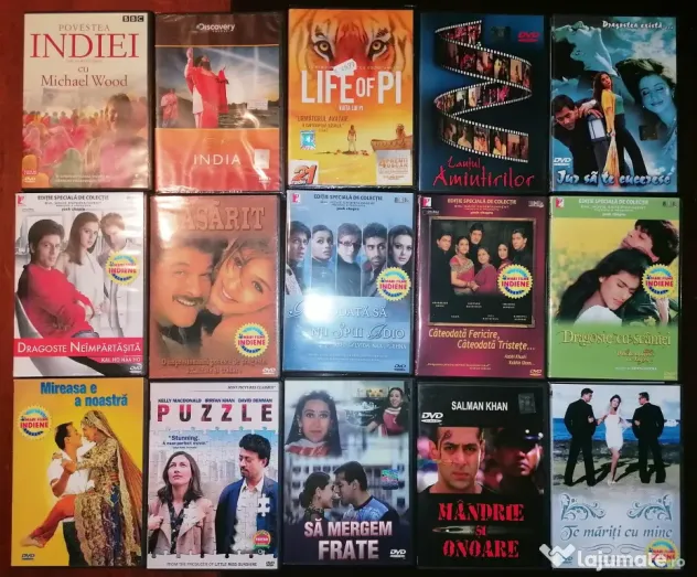 DVD FILME Indiene si Cele mai frumoase comedii