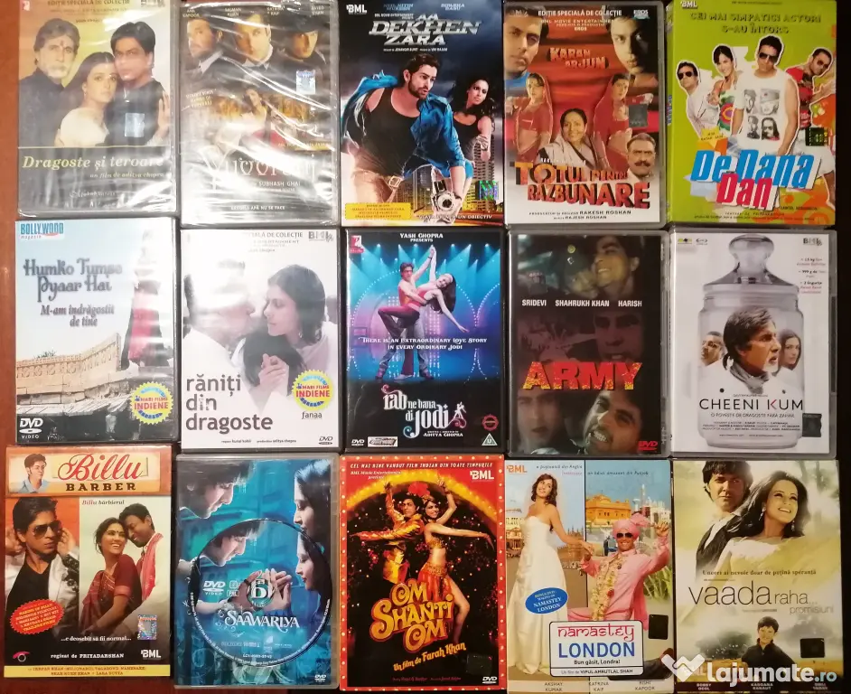 DVD FILME Indiene si Cele mai frumoase comedii