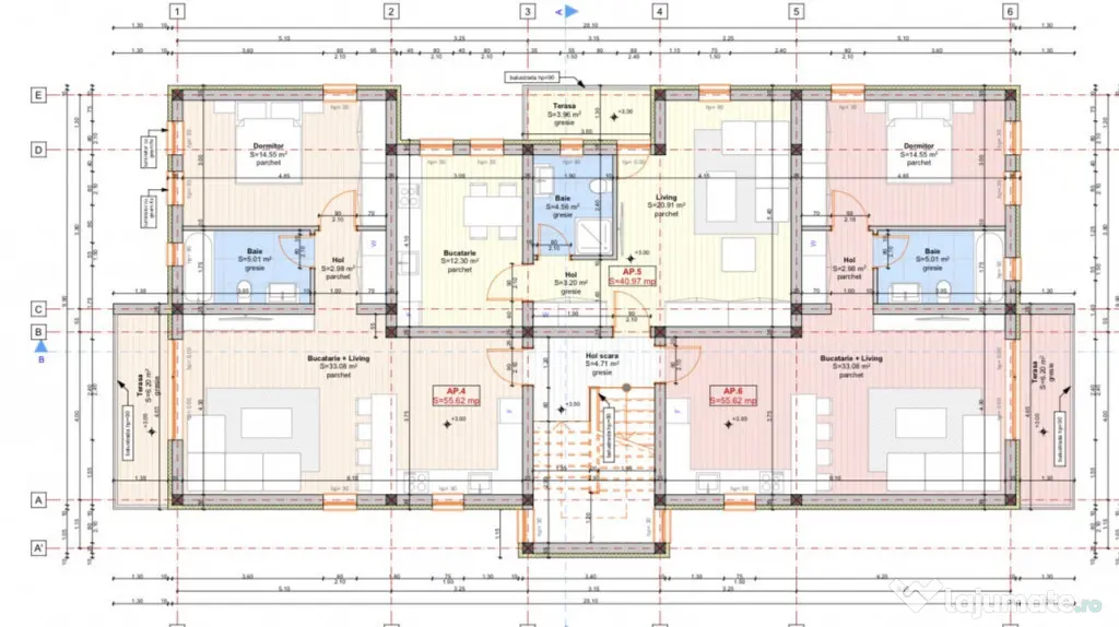 Proiect nou P+2 | 2 camere | Gradina proprie | Calea Urseni - Giroc (Timis)