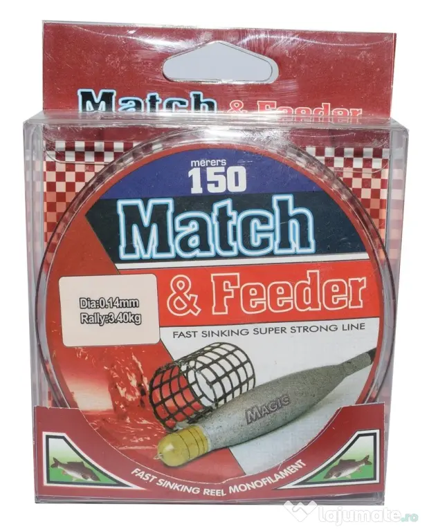 UNKNOWN FIR MATCH & FEEDER FAST SINKING SUPER STRONG, 150m 0.16mm / 4.05kg