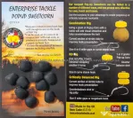 ENTERPRISE TACKLE POPUP SWEETCORN BLACK 10buc.