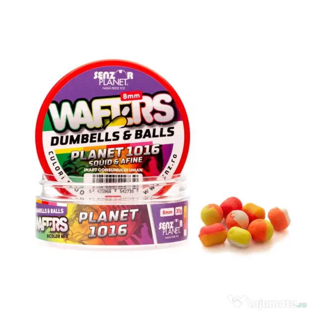 SENZOR PLANET WAFTERS DUMBELLS & BALLS BICOLOR Planet1016 8mm 30g