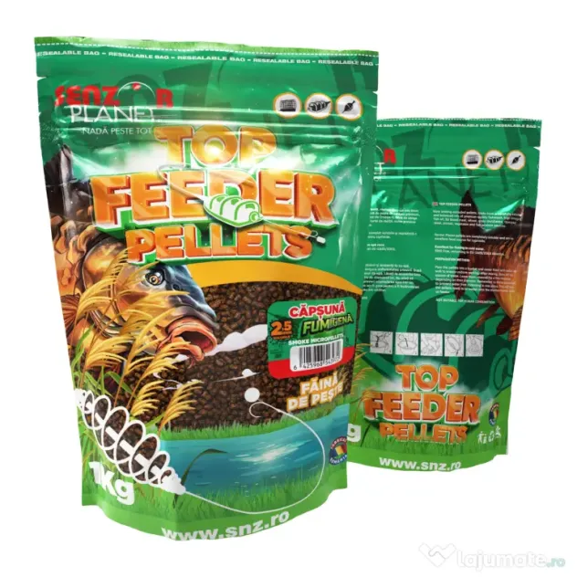 SENZOR PLANET PELETE FUMIGENA TOP FEEDER CAPSUNA 2.5mm 1kg