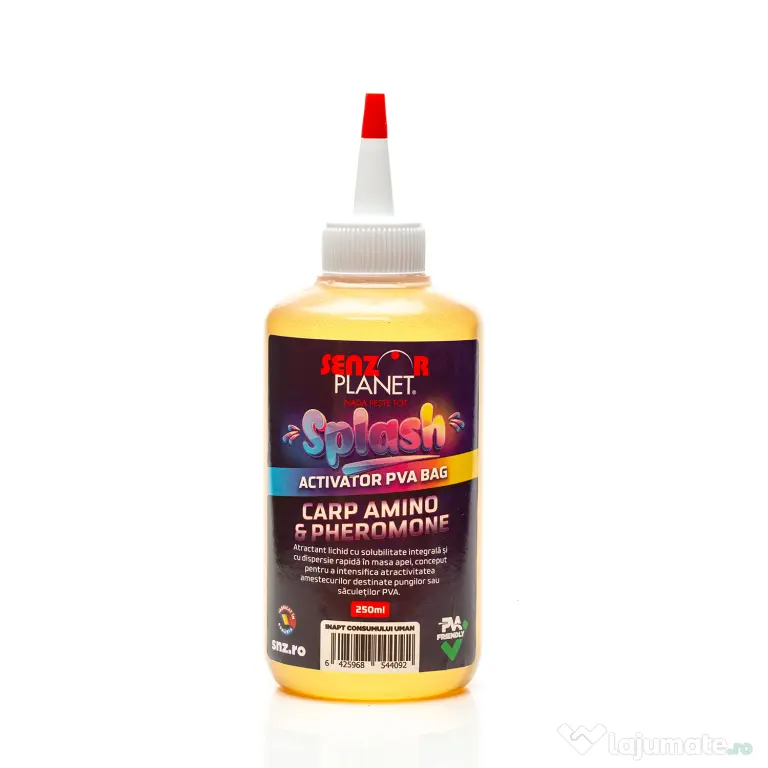 SENZOR PLANET SPLASH ACTIVATOR PVA BAG CARP AMINO & PHEROMONE 250ml