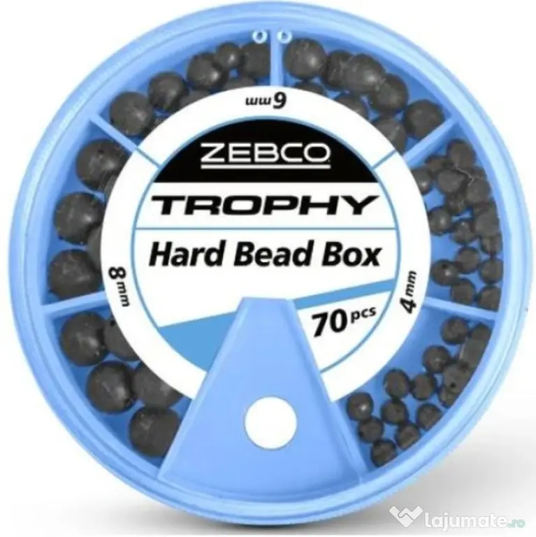 ZEBCO BILE ZEBCO DE CAUCIUC RUBBER BEADS HARD 70buc/set