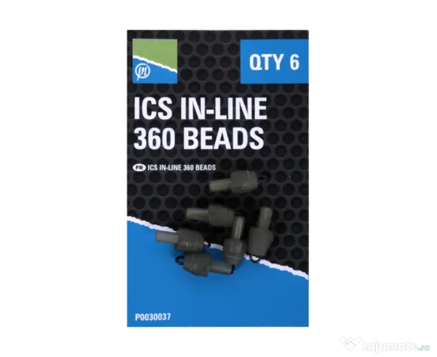 PRESTON CONECTOR RAPID PRESTON ICS QUICK CHANGE IN LINE 360 BEADS, 6buc/plic