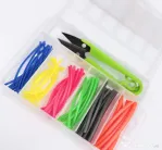 WindBlade SET TUB TERMO CONTRACTABIL MULTICOLOR CU FORFECUTA, 60buc