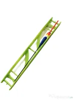 UNKNOWN LINIE UNDITA CARAS, PLUTA BALSA 3mm CU PORTSTARLET, FIR 0.16mm, CARLIG GALBEN NR 10