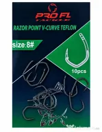FL CARLIGE PRO FL CRAP RAZOR POINT V-CURVE TEFLON Nr 8
